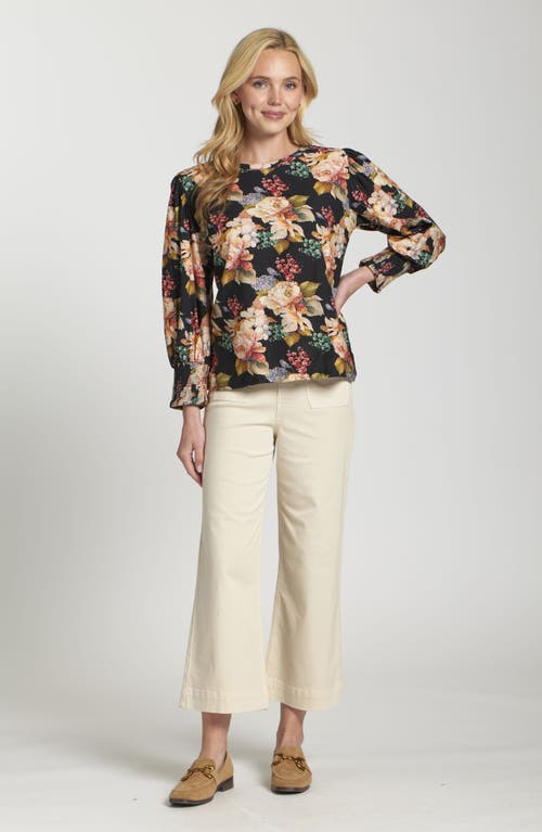 Apny Wide Leg Ankle Jeans In Neutral