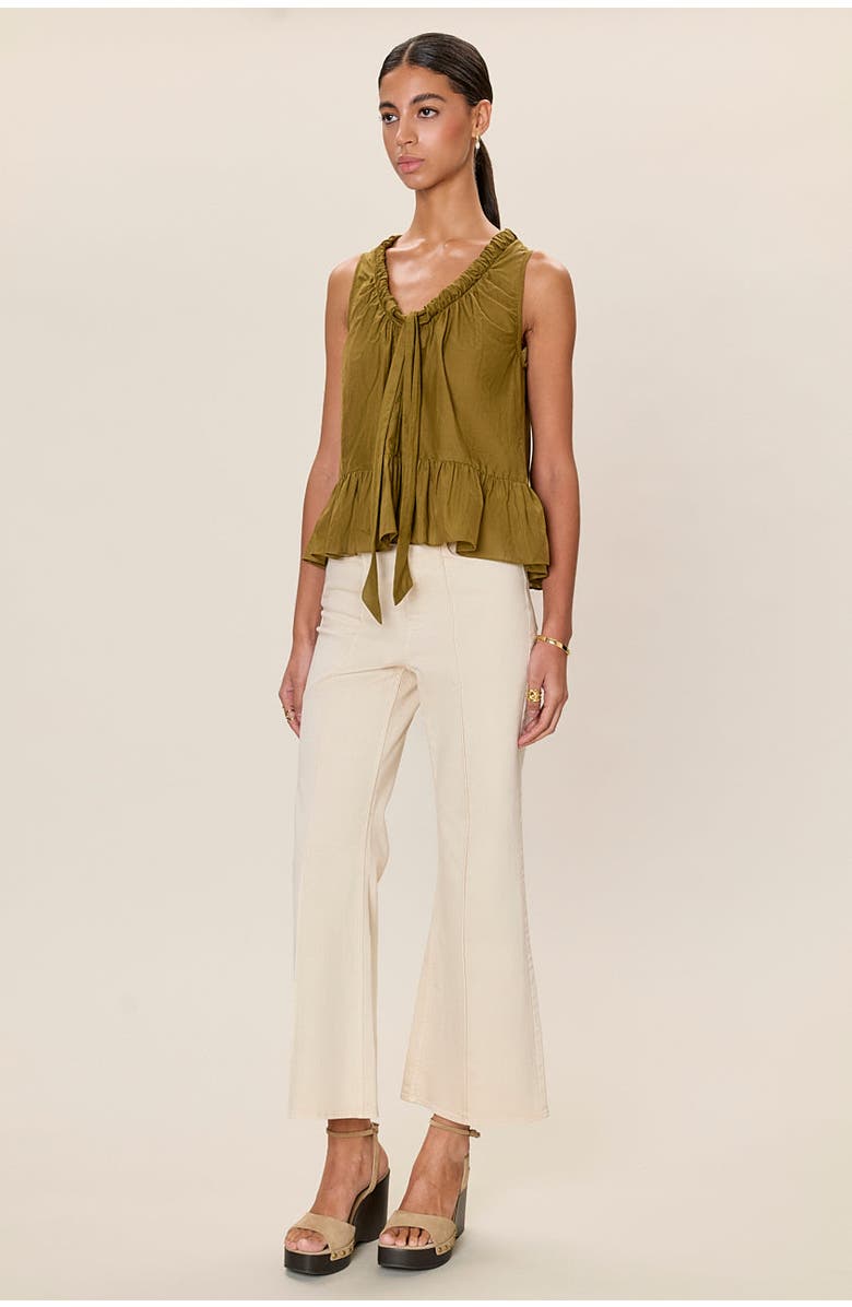 Rebecca Taylor Lilou Tank, Alternate, color, Leaf Green