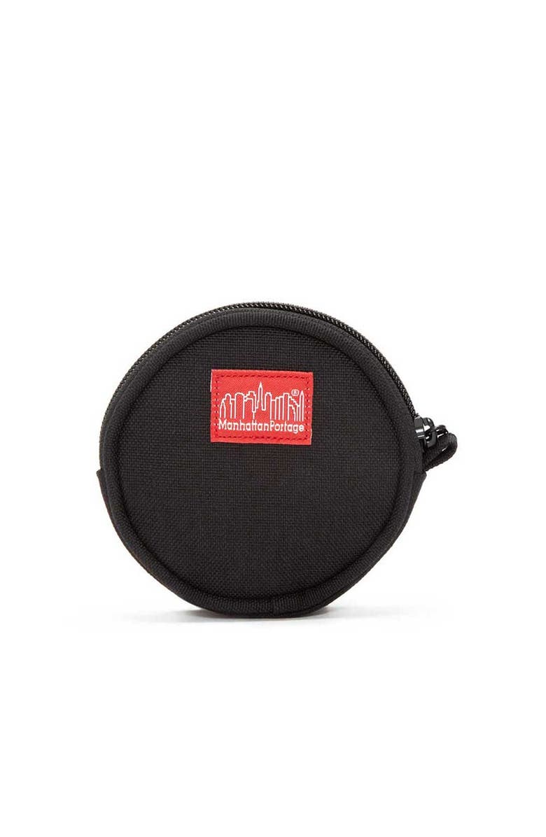 Manhattan Portage Ellington Circle Coin Purse, Main, color, Black