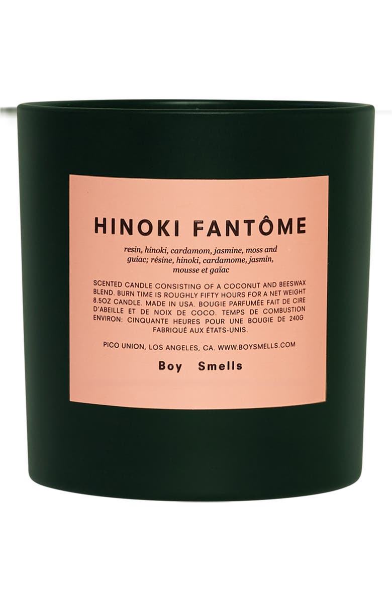 Boy Smells Hinoki Fantôme Candle, Main, color, 