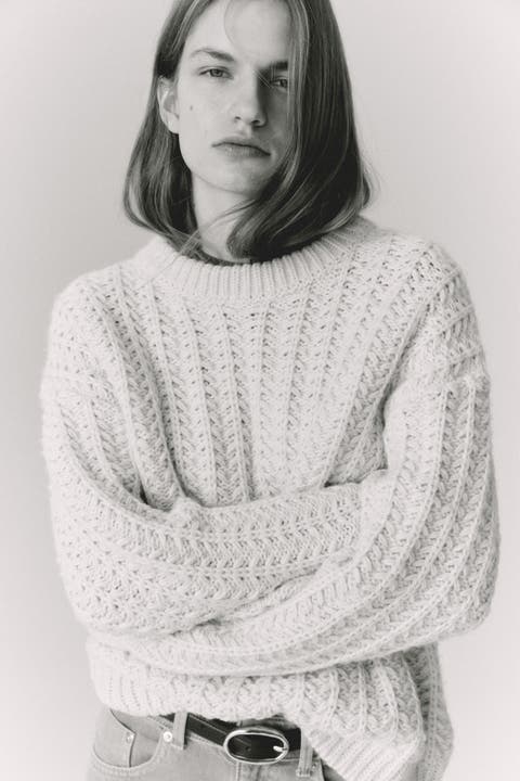 Cable-knit Jumper