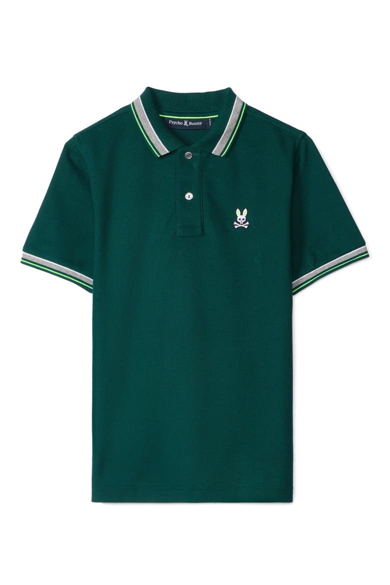 Kids' Rockport Pique Polo, Main, color, SEA MOSS