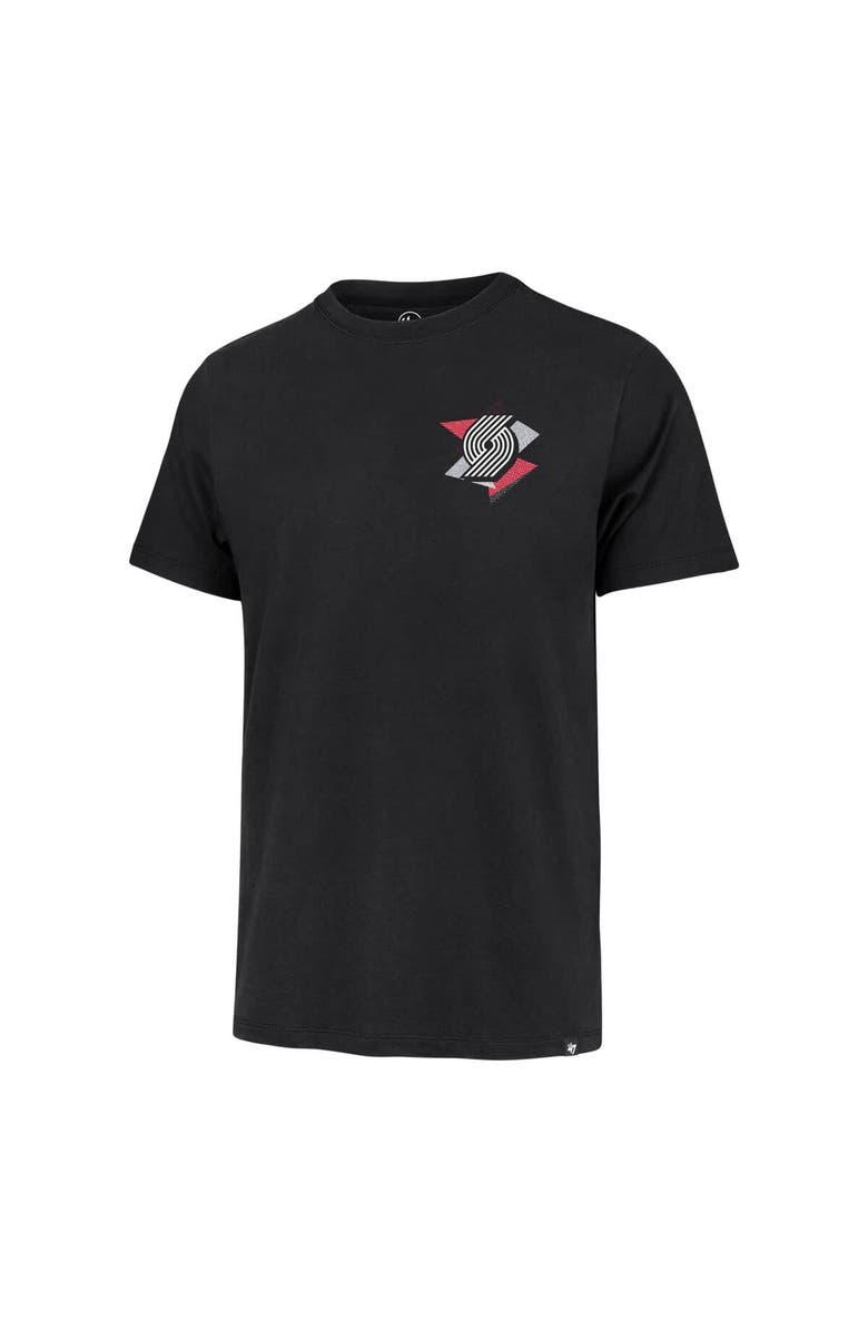 '47 Men's '47 Black Portland Trail Blazers City Edition Backboard T-Shirt, Alternate, color, Black