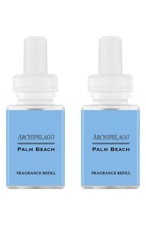 Pura X Archipelago 2-pack Smart Diffuser Fragrance Refills In Palm Beach