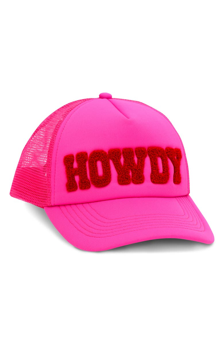 Iscream Kids' Howdy Trucker Hat, Alternate, color, Pink