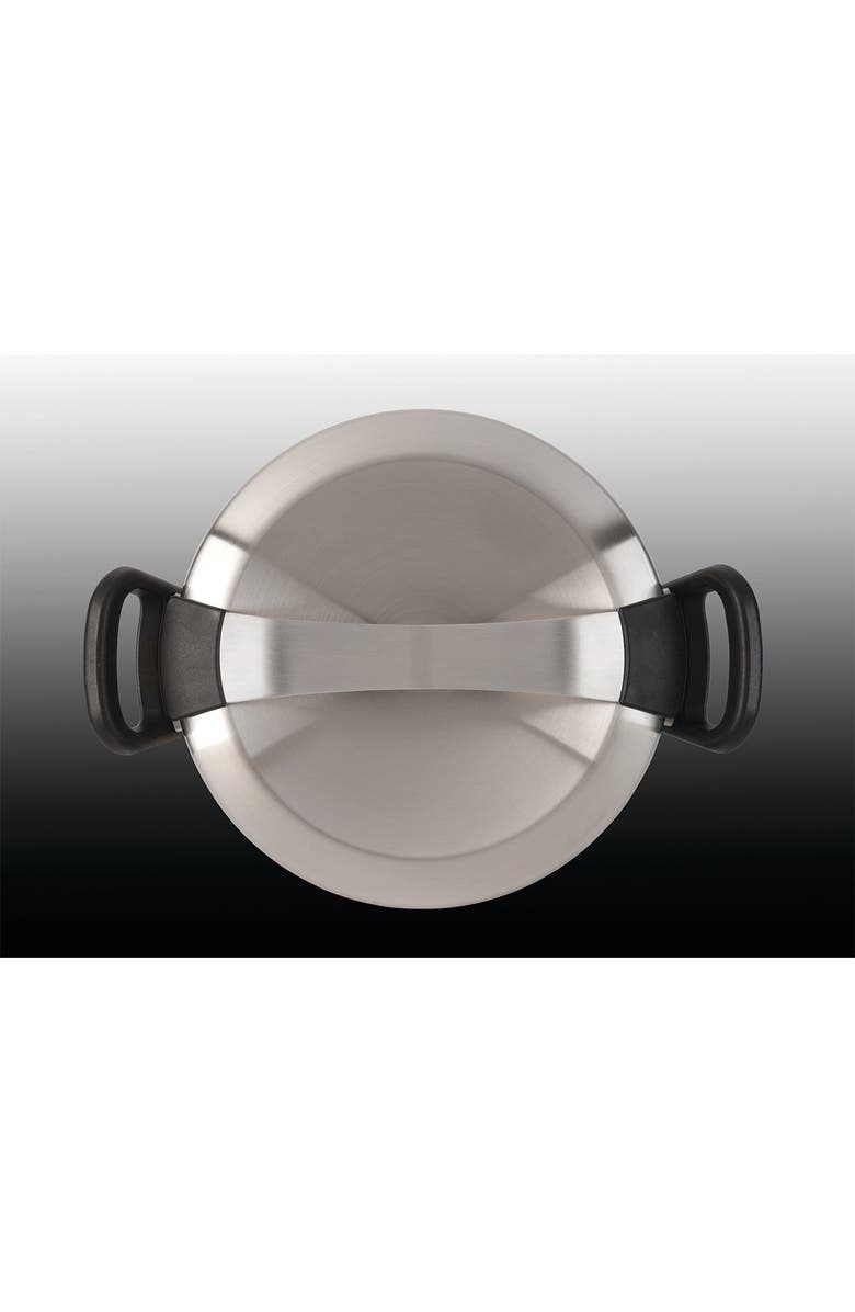 BergHOFF Covered Stainless Steel Beige Pot, Alternate, color, Silver