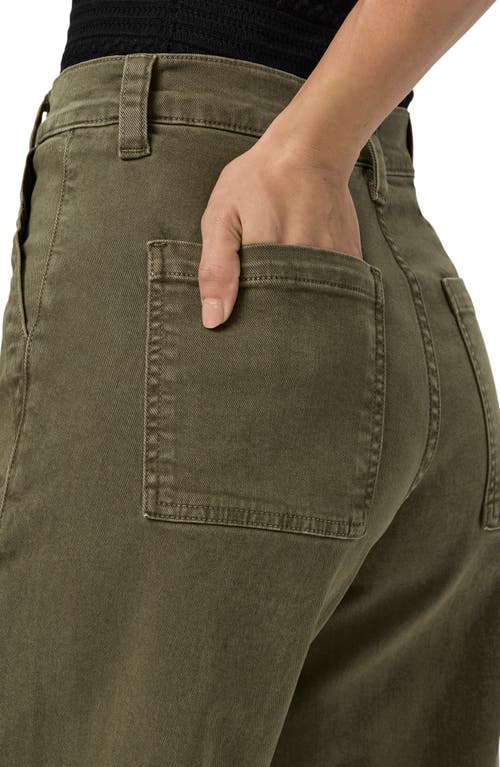 PAIGE PAIGE CAMERON HIGH WAIST ANKLE WIDE LEG UTILITY JEANS 