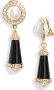 Kenneth Jay Lane Resin Pendant Drop Earrings