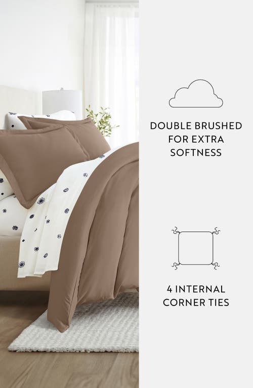 Homespun Bundle Duvet Set In Taupe