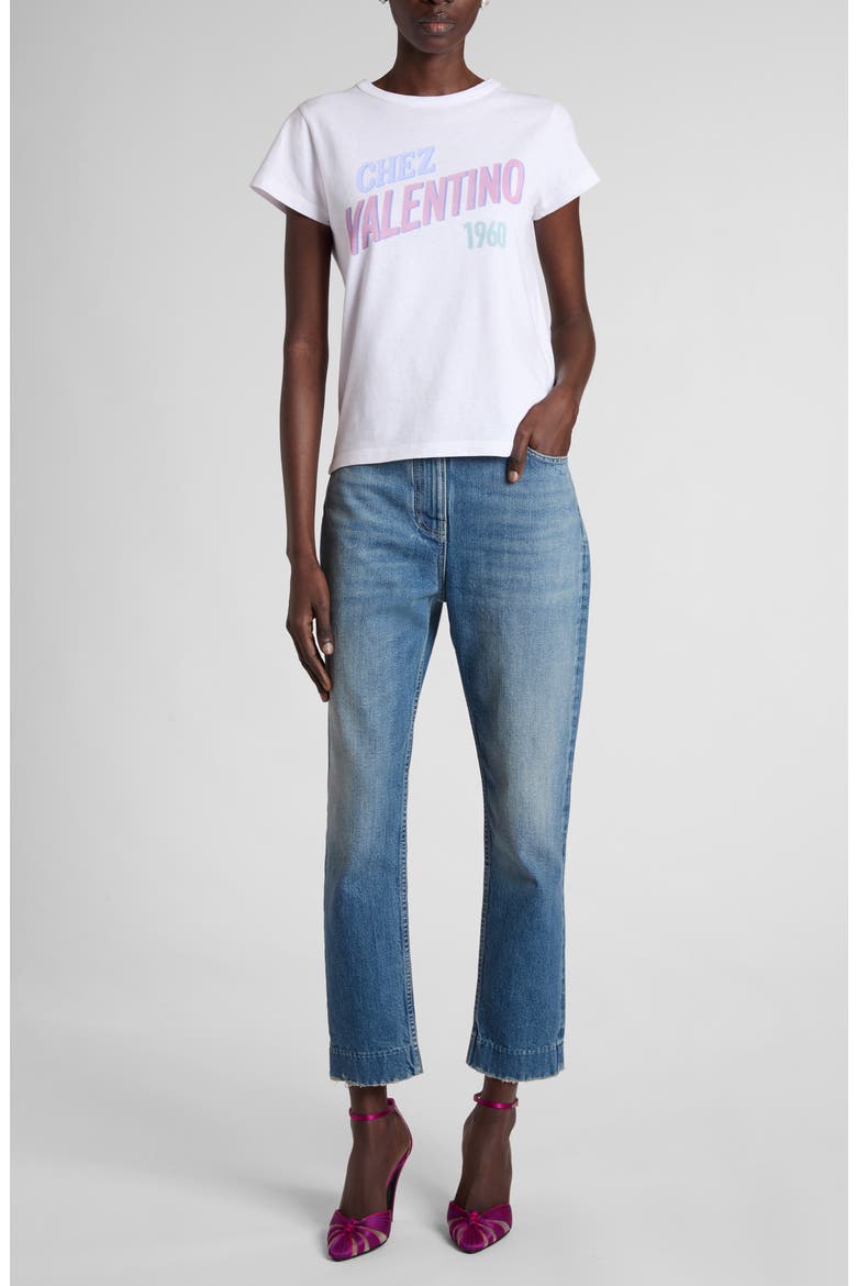 Vgold Crop Straight Leg Jeans, Alternate, color, DENIM