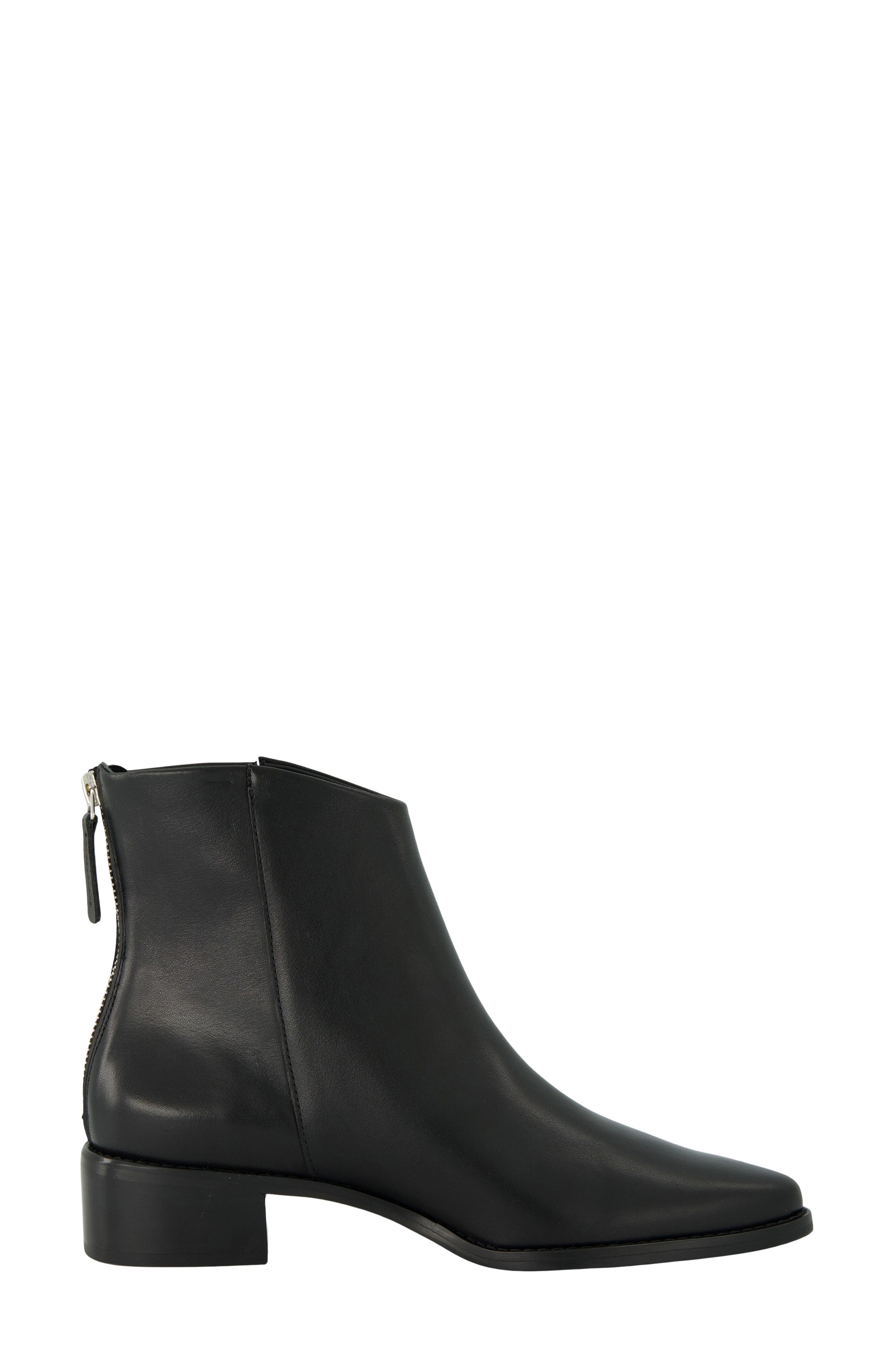Fiona Leather Bootie, Alternate, color, BLACK LEATHER