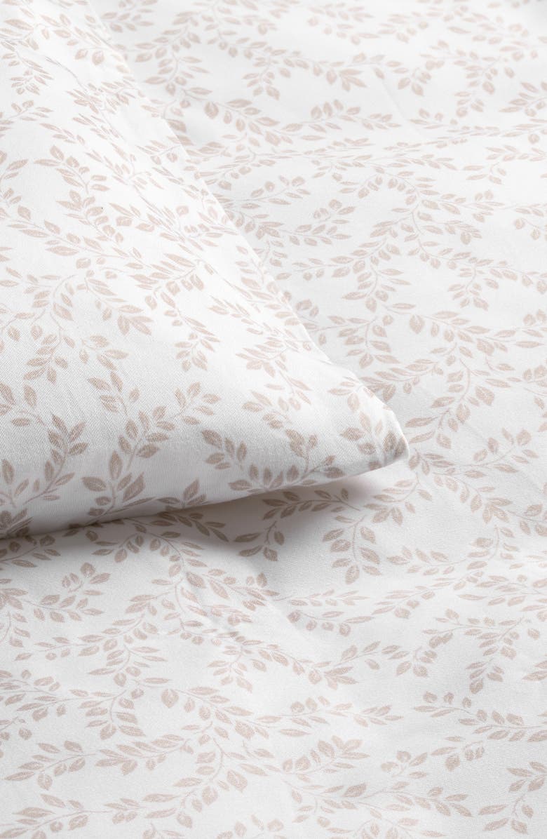 Domani Home Flora Cotton Crib Sham & Duvet Cover Set, Alternate, color, Beige