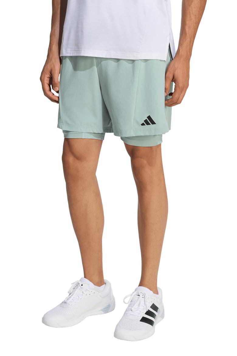 D4T Climacool Workout 2-in-1 Shorts, Main, color, WONDER SAGE