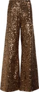 Alice + Olivia Athena Sequin Wide Leg Pants