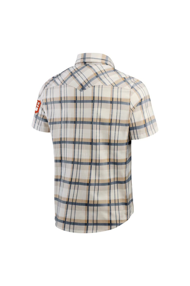 Men's Darius Rucker Collection by Fanatics Navy Detroit Tigers Plaid Full-Snap Shirt, Alternate, color, Navy