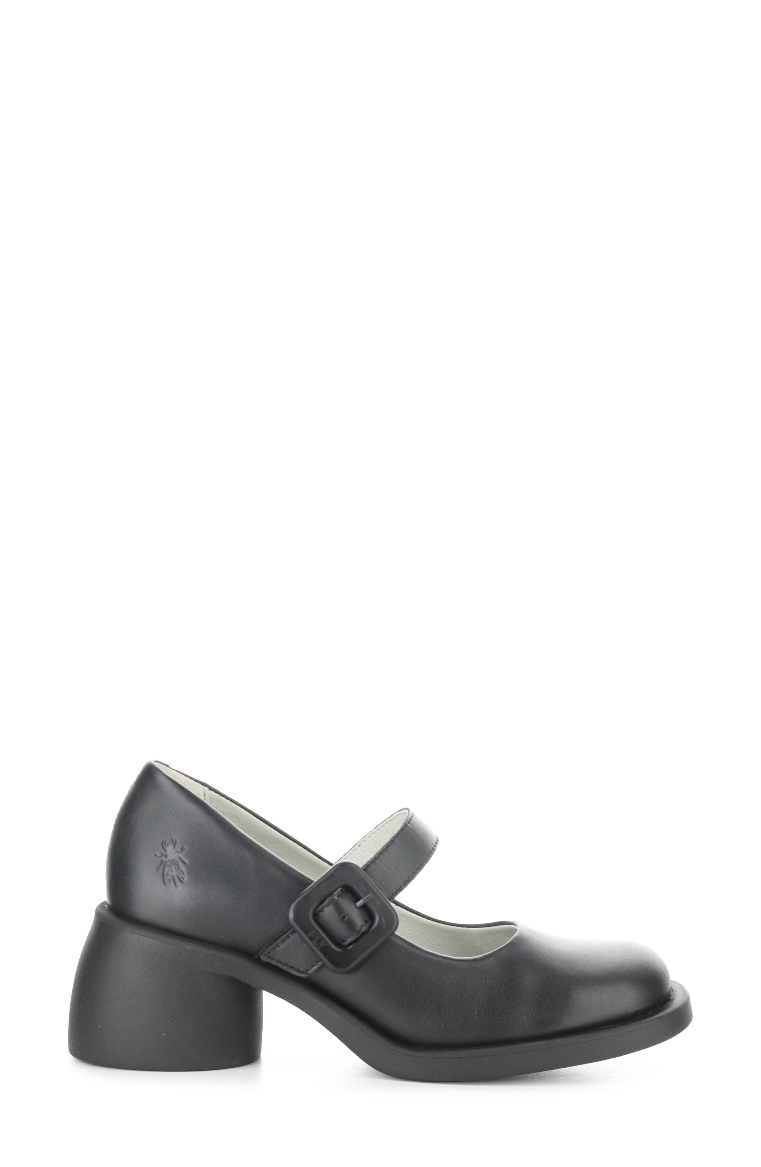 Fly London Huvi Mary Jane Pump, Alternate, color, Black Dublin