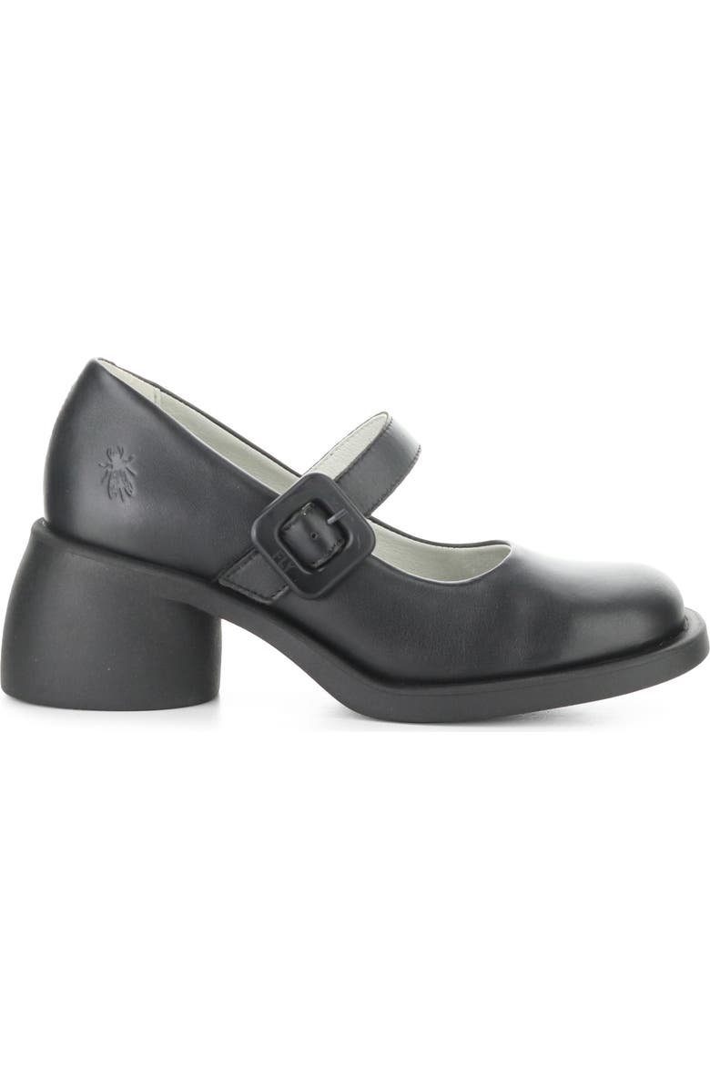 Fly London Huvi Mary Jane Pump, Alternate, color, Black Dublin