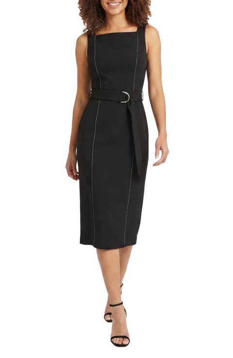 Belted Midi Dress