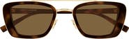 Saint Laurent 50mm Rectangular Sunglasses