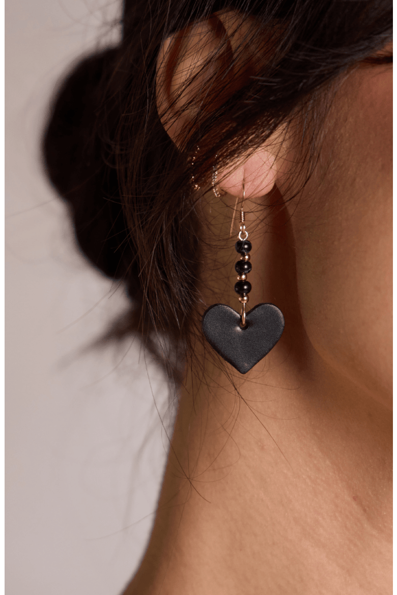 Josie Earrings, Alternate, color, Black