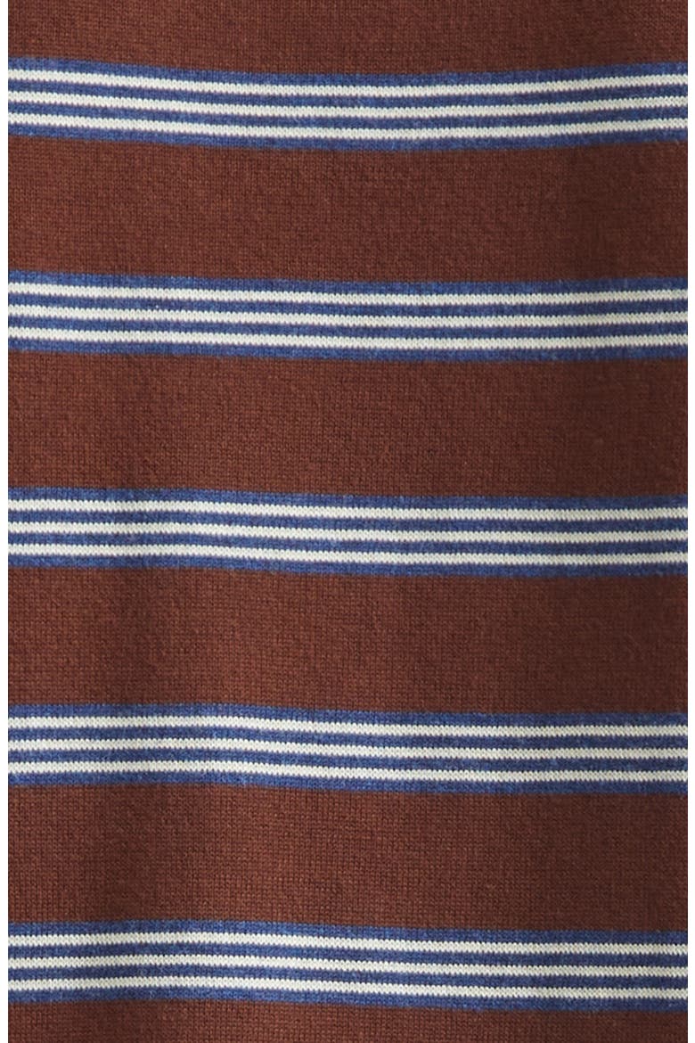 Stripe Long Sleeve T-Shirt, Alternate, color, BROWN