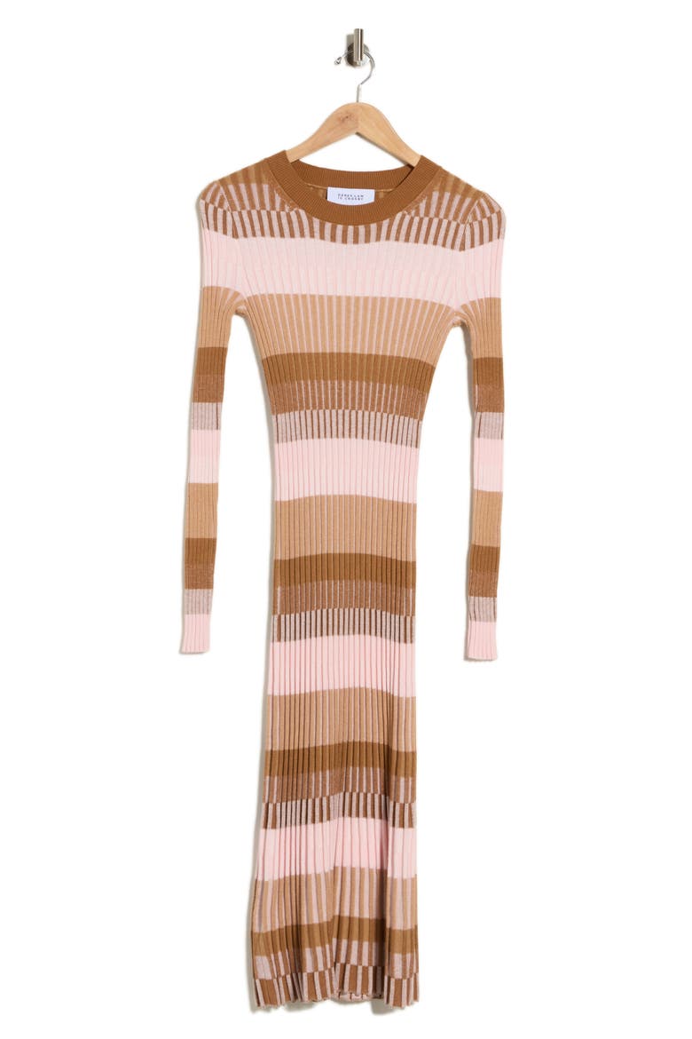Hadria Long Sleeve Sweater Dress, Main, color, SPICE MULTI