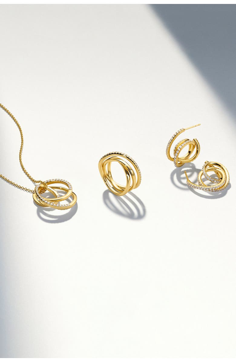 Sif Jakobs Jewellery Ring Spirale, Alternate, color, 18K Gold Plated