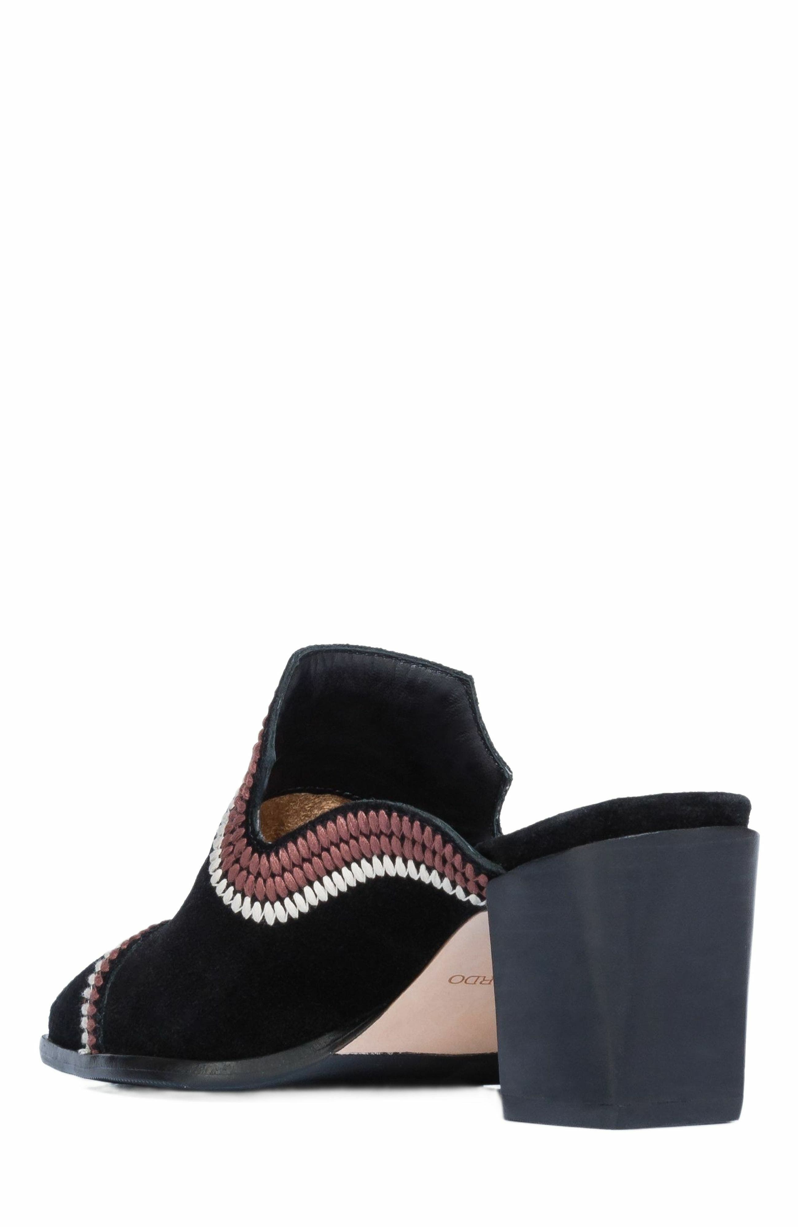 Bernardo Footwear Brooklyn Embroidered Mule, Alternate, color, 