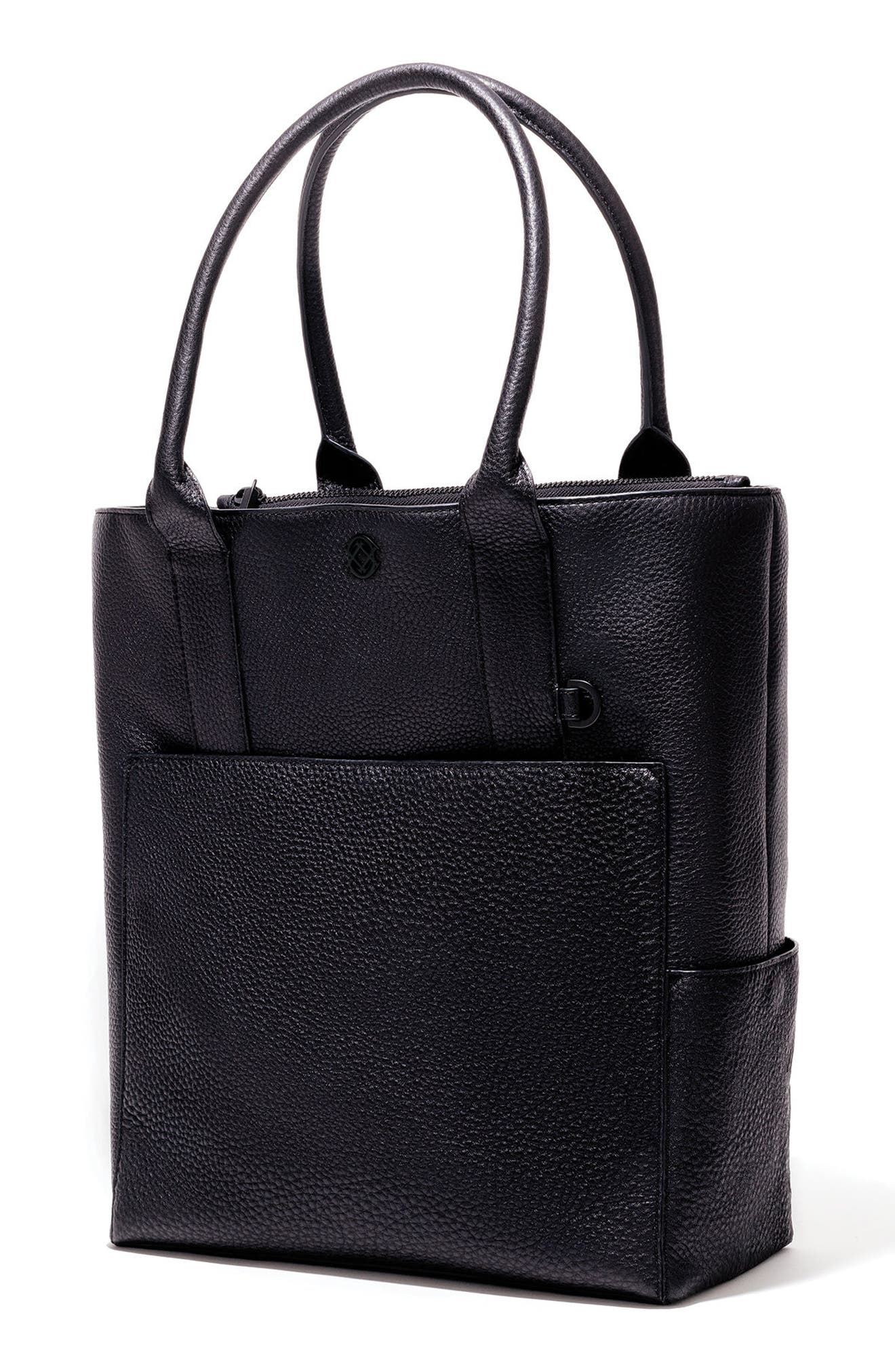 Dagne Dover Charlie Leather Tote, Alternate, color, 