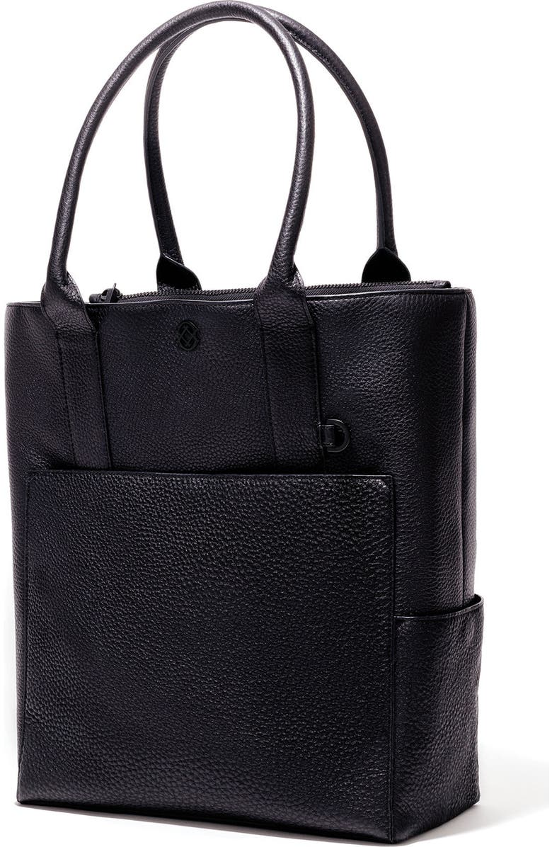 Dagne Dover Charlie Leather Tote, Alternate, color,