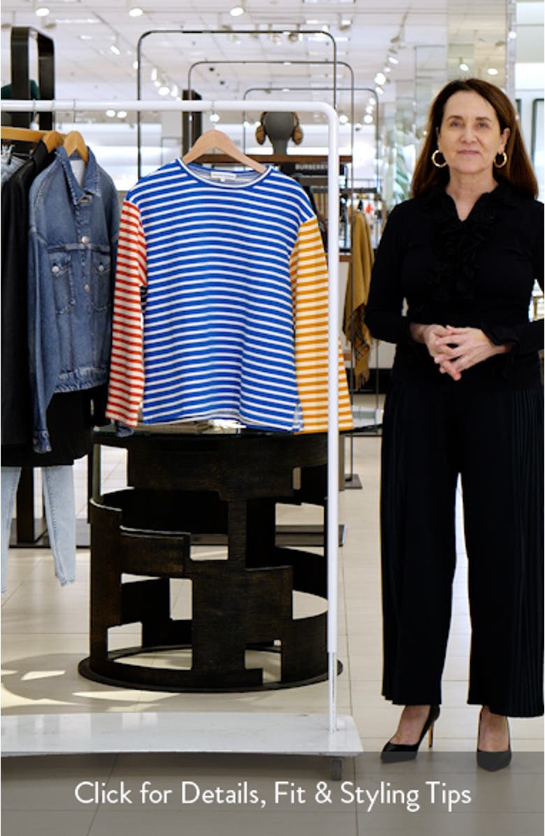 Stripe Colorblock Top, sales video thumbnail