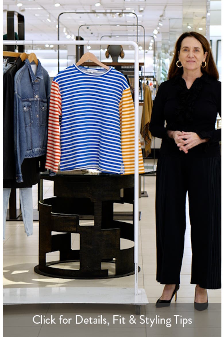 Stripe Colorblock Top video