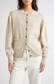 Johnstons of Elgin Donegal Cashmere Crewneck Cardigan