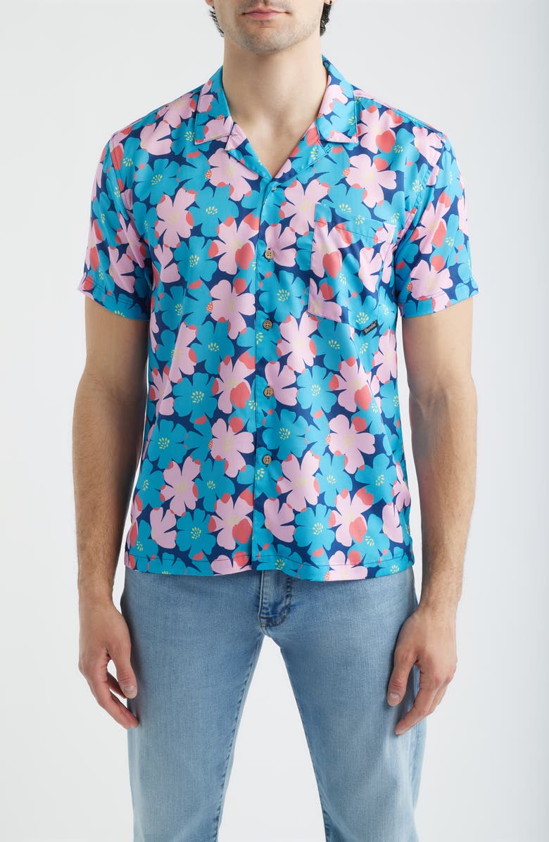 Boardies Floral Camp Shirt, Main, color, Multi