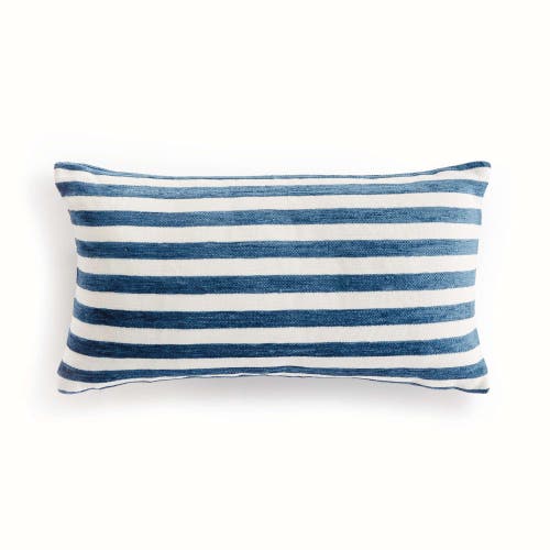 Napa Home & Garden Gideon Lumbar Indoor-outdoor Pillow In Blue