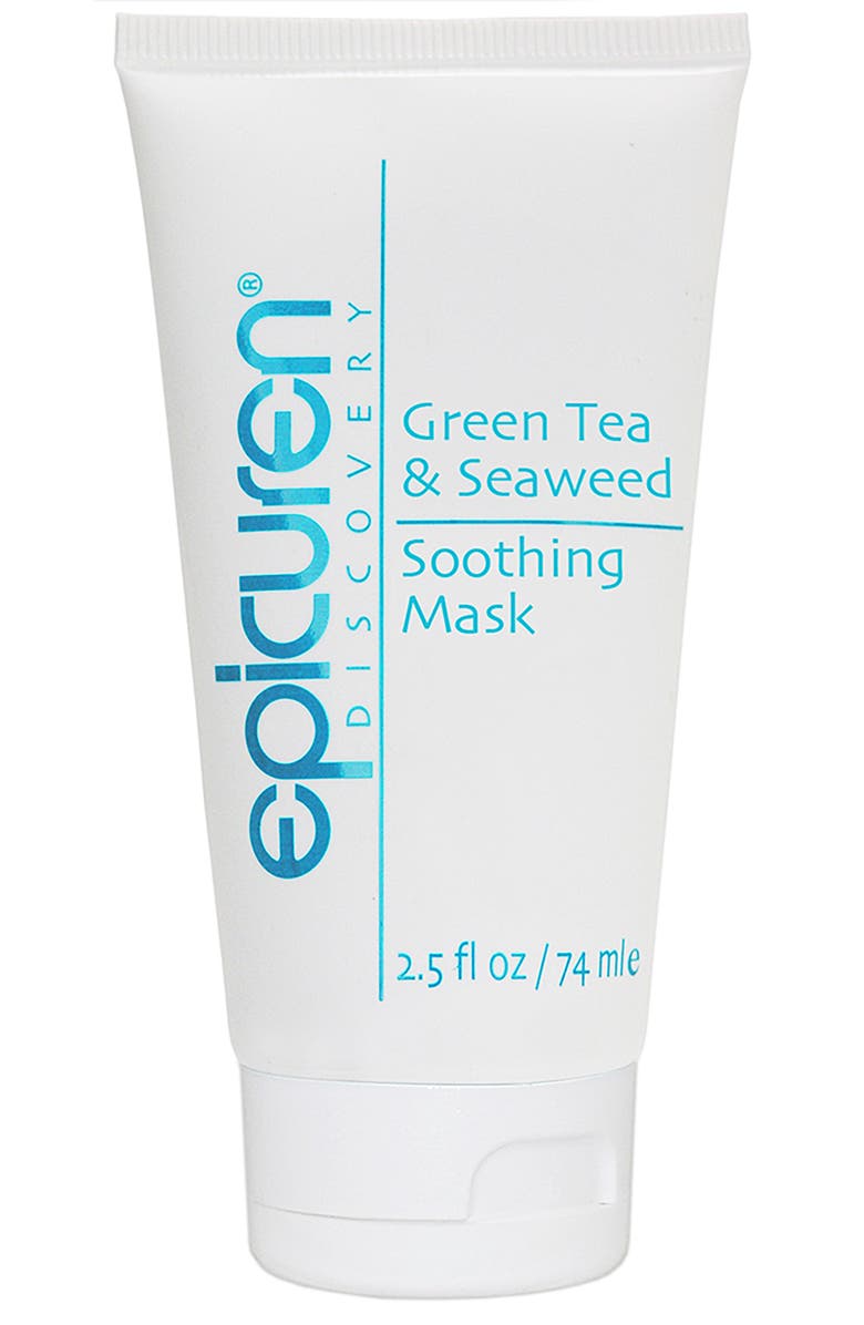 Epicuren Discovery Green Tea & Seaweed Soothing Mask, Main, color, Green