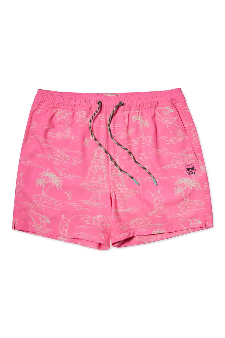 Extended Stay 5-Inch Starter Swim Trunks, Main, color, PINK