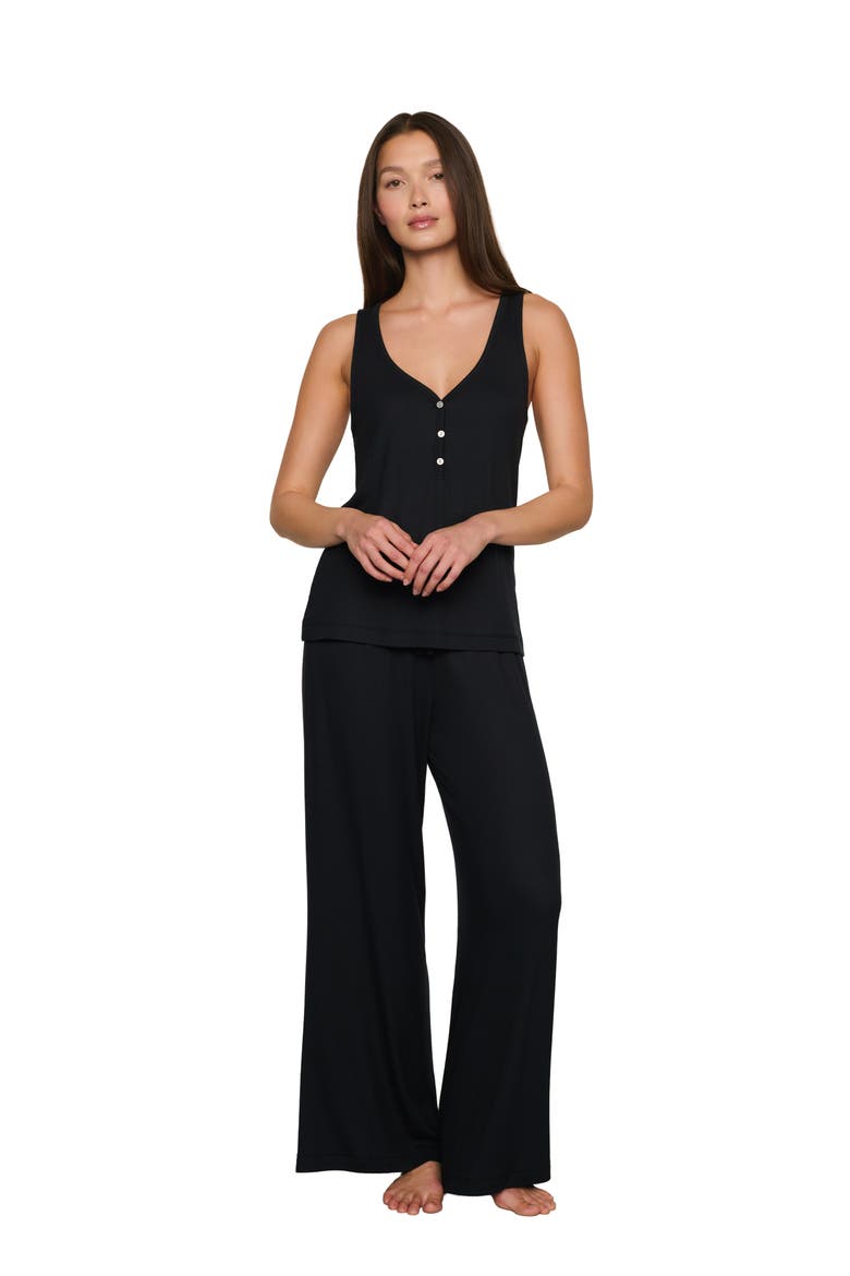 Dream Rib Wide Leg Pants, Alternate, color, BLACK