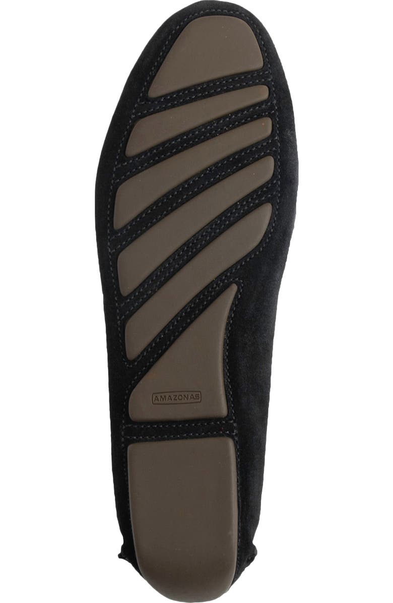 patricia green Caroline Moc Toe Bit Loafer, Alternate, color, Black Suede