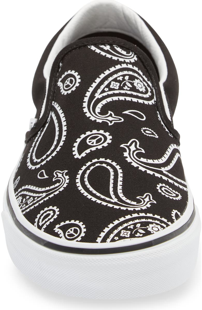Vans Peace Paisley Classic Slip-On Sneaker, Alternate, color,