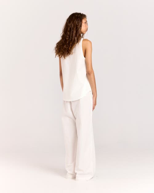 Romy Summer Tank In White