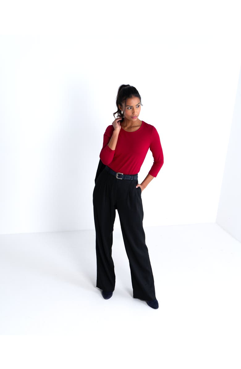 Kettlewell Iona Linen Pants, Alternate, color, Black