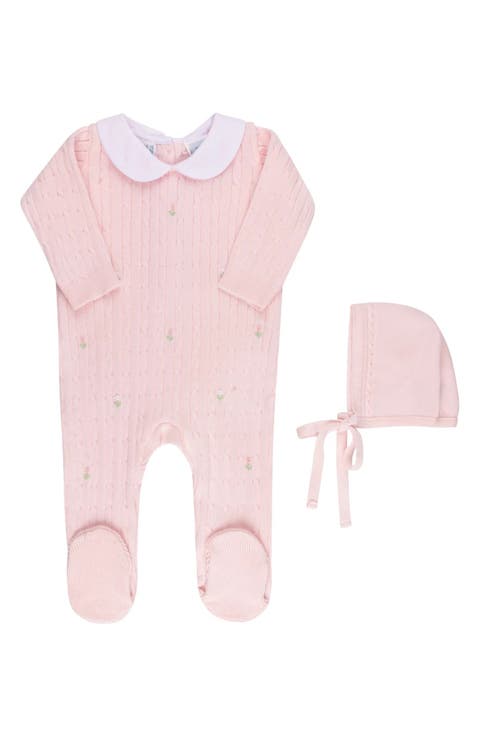 Peter Pan Cotton Footie & Hat Set (Baby)