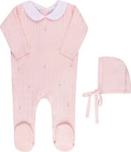 Feltman Brothers Peter Pan Cotton Footie & Hat Set