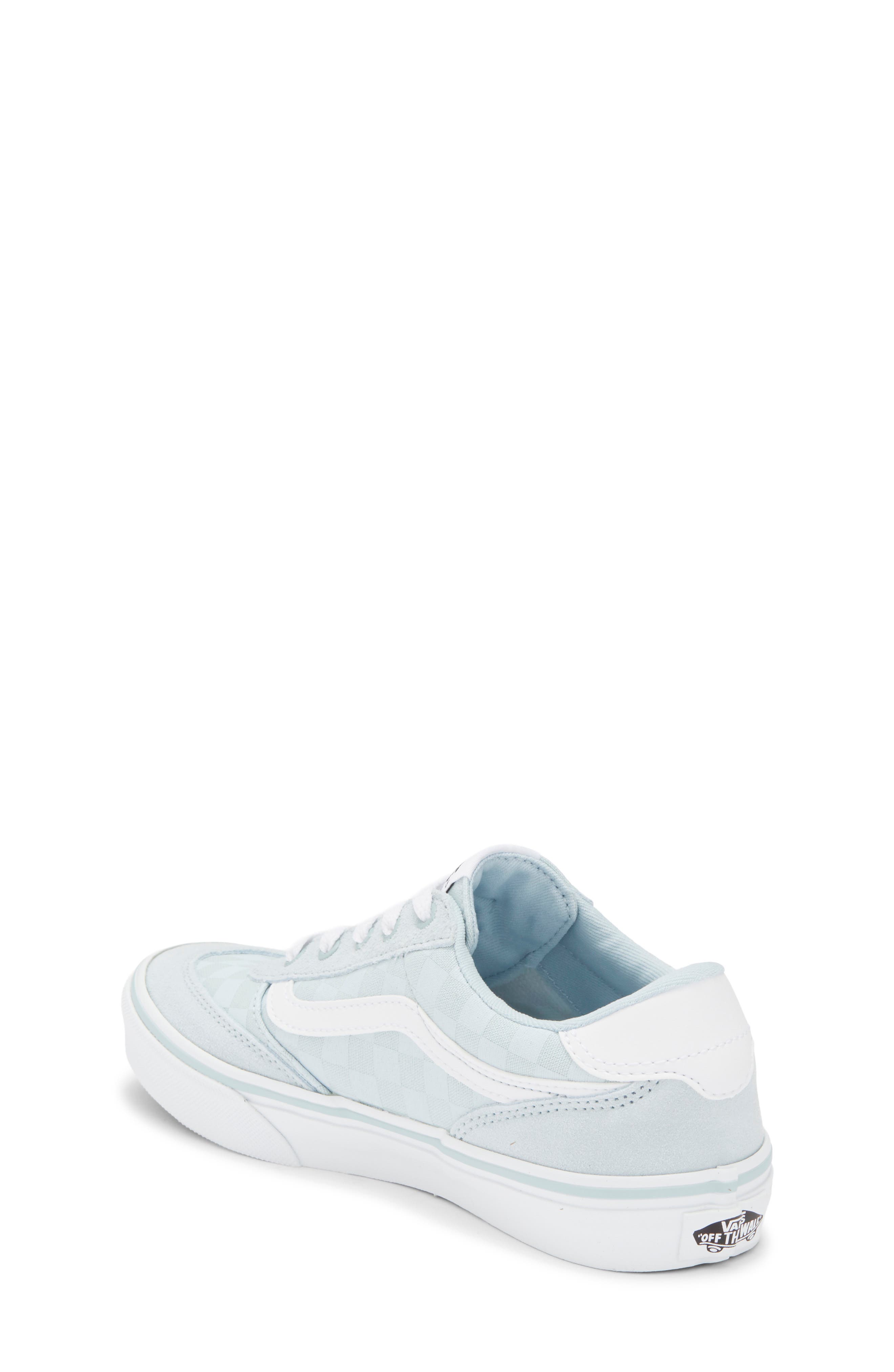 Vans Kids' Brooklyn Sneaker, Alternate, color, Check Textile Dawn Mist