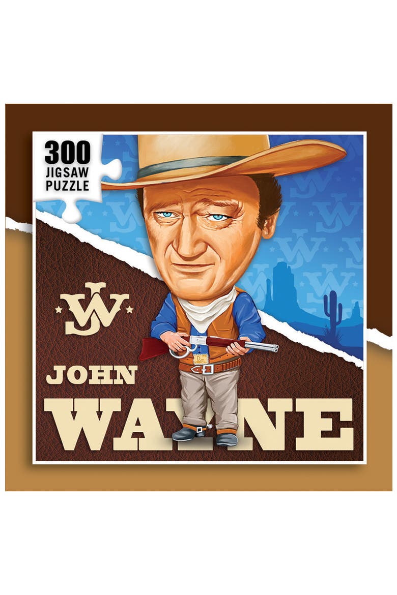 John Wayne 300 Piece Jigsaw Puzzle, Alternate, color, Multicolor