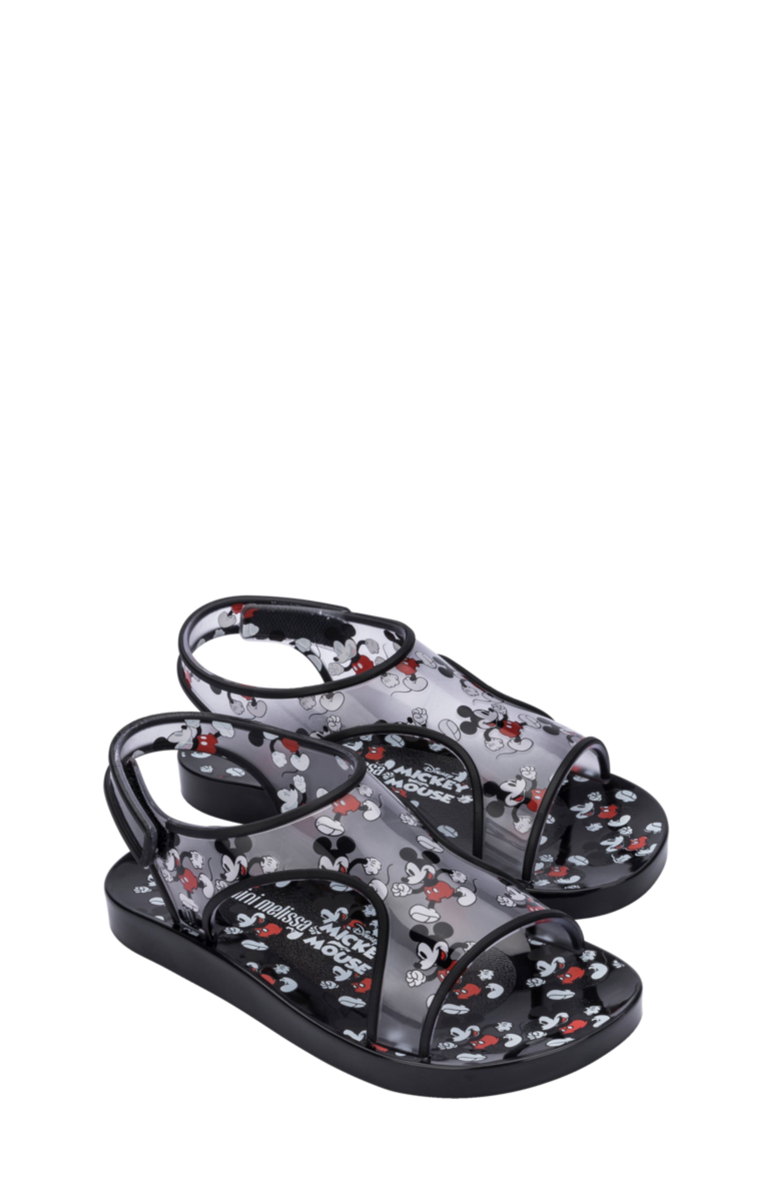 Melissa Kids' Disney<sup>®</sup> Mickey Mouse Aqua Sandal, Main, color, 