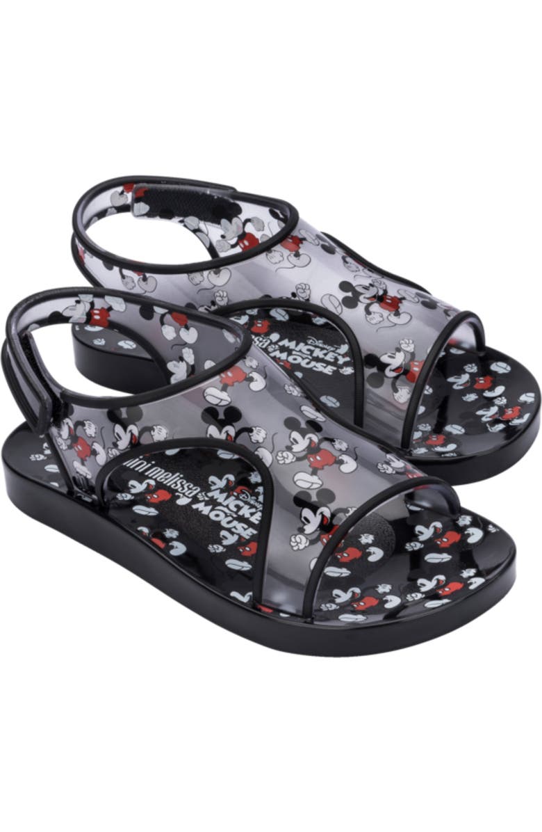 Melissa Kids' Disney<sup>®</sup> Mickey Mouse Aqua Sandal, Main, color,