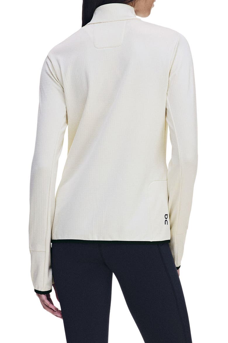 Climate Quarter Zip Running Top, Alternate, color, HARE