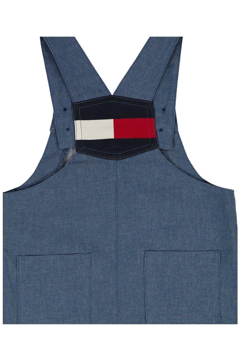 T-Shirt & Overalls Set, Alternate, color, DENIM